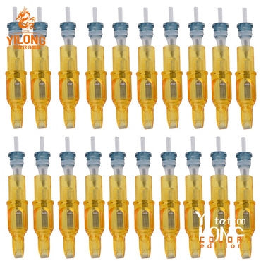 Hot Sale 20pcs Disposable Semi-Permanent Makeup Tattoo Cartridge Needle RL/RM/M1/RS Tattoo Gun Supplies 1RL/3RL/5RL/7RL/9RL/11RL
